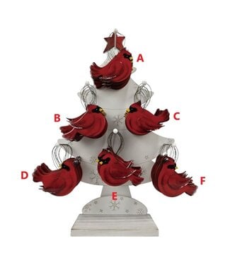 Plywood/Epoxy Cardinal Ornament