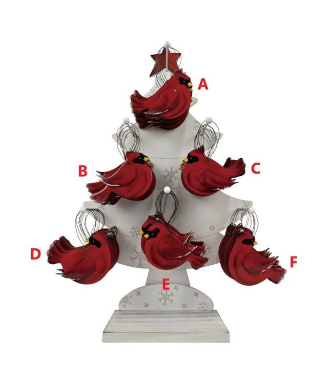 Plywood/Epoxy Cardinal Ornament