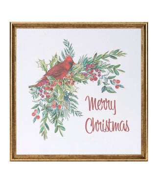 Merry Christmas Cardinal  Print