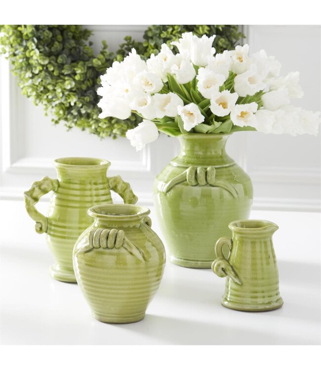 Green European Ceramic Vase