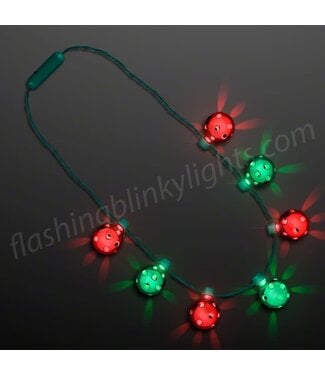Christmas Disco Light Up Party Necklace