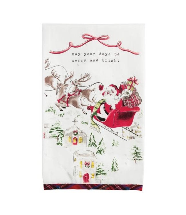 Classic Christmas Printed Towels