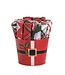 Classic Christmas Towel Bucket