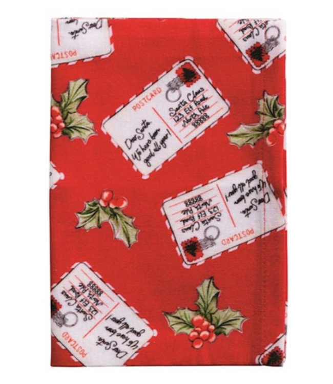 Classic Christmas Towel Bucket