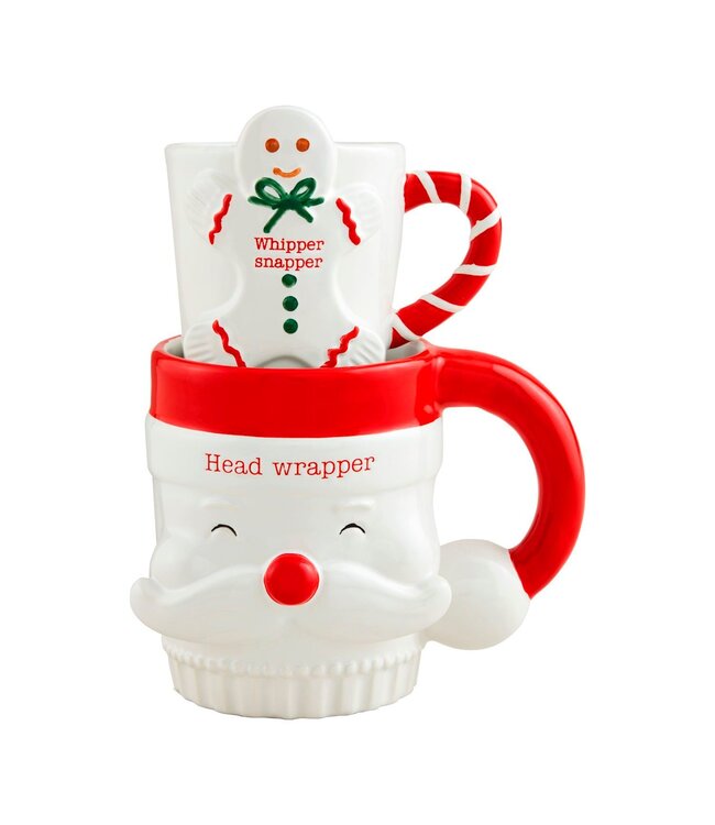 Christmas Big & Little Mug - Sold as Set