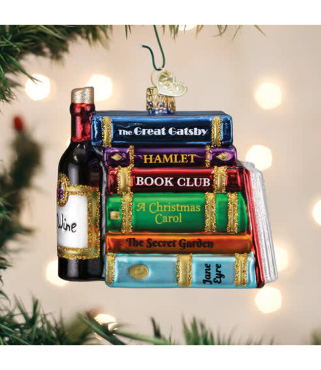 OLD WORLD CHRISTMAS Book Club Ornament