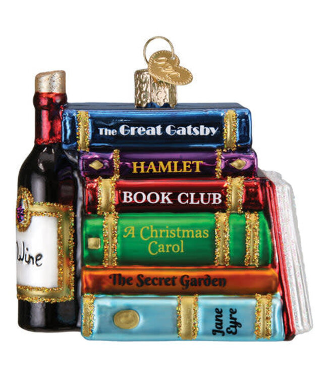 OLD WORLD CHRISTMAS Book Club Ornament