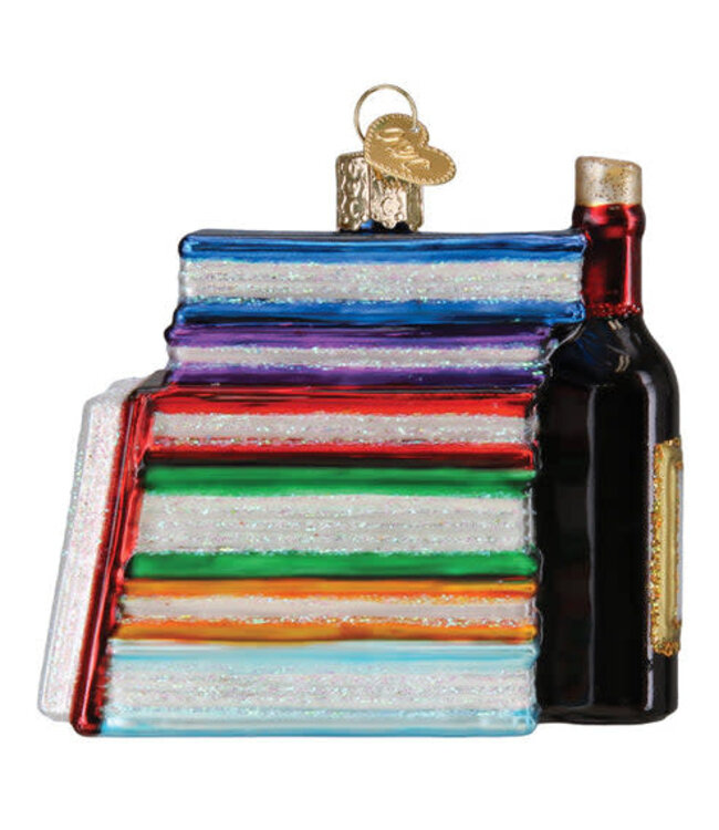 OLD WORLD CHRISTMAS Book Club Ornament