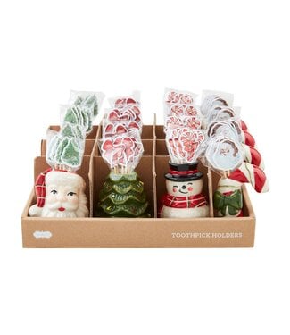 Christmas Toothpick Caddy  - Sold Individually