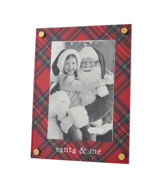 Tartan Santa & Me Frame