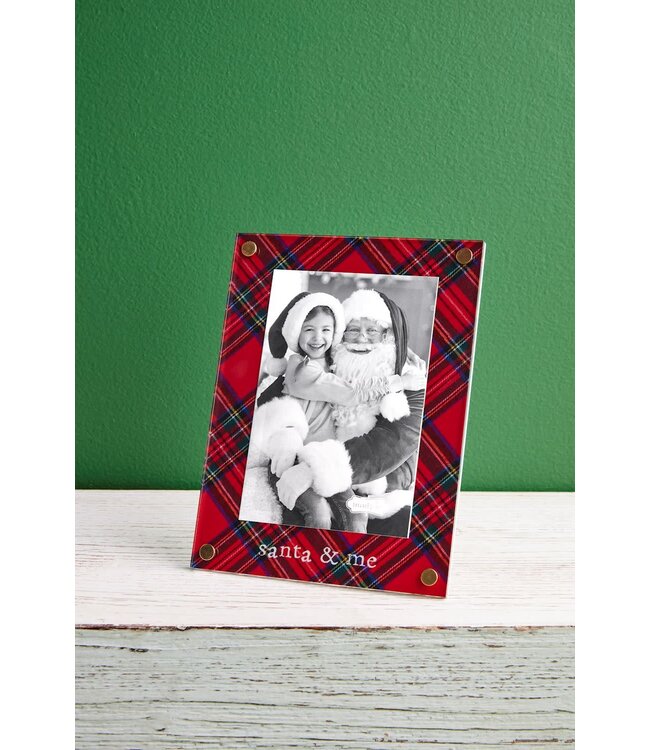 Tartan Santa & Me Frame