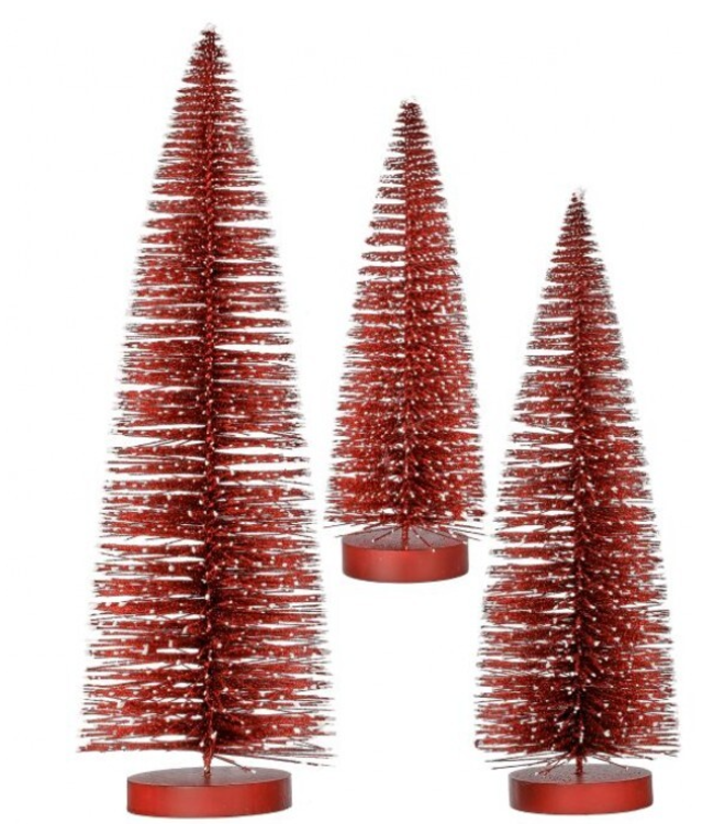 Snow Tipped Bottle Brush Tree