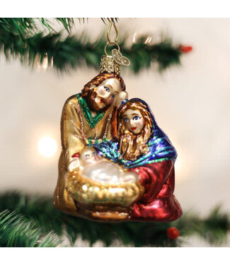 OLD WORLD CHRISTMAS Holy Family Ornament