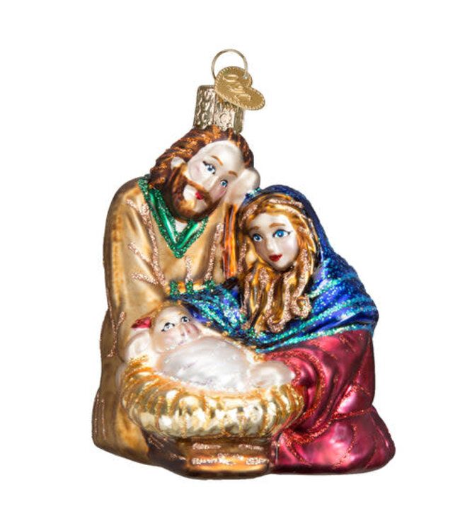 OLD WORLD CHRISTMAS Holy Family Ornament