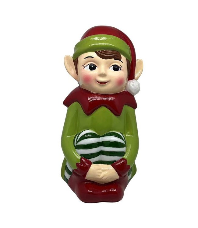 12" Nostalgic Lit Blow Mold Figure