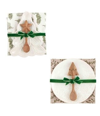 White Christmas Appetizer Sets