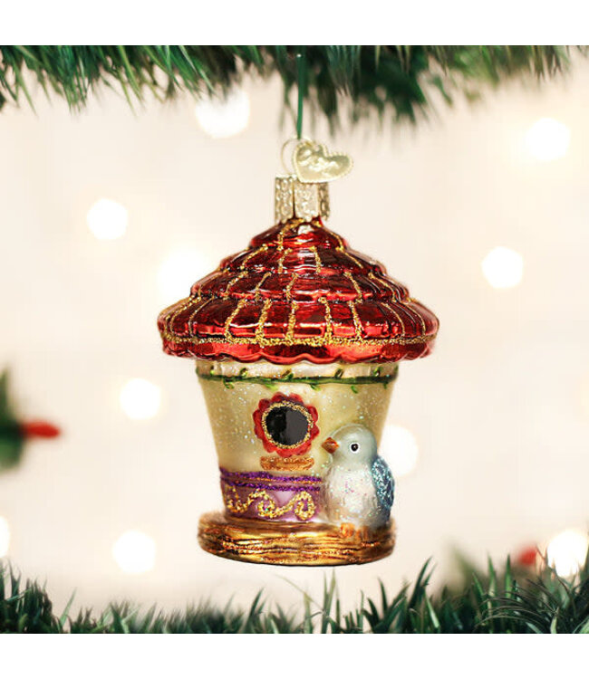 OLD WORLD CHRISTMAS Charming Birdhouse