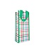 Wine Bag Festive Plaid