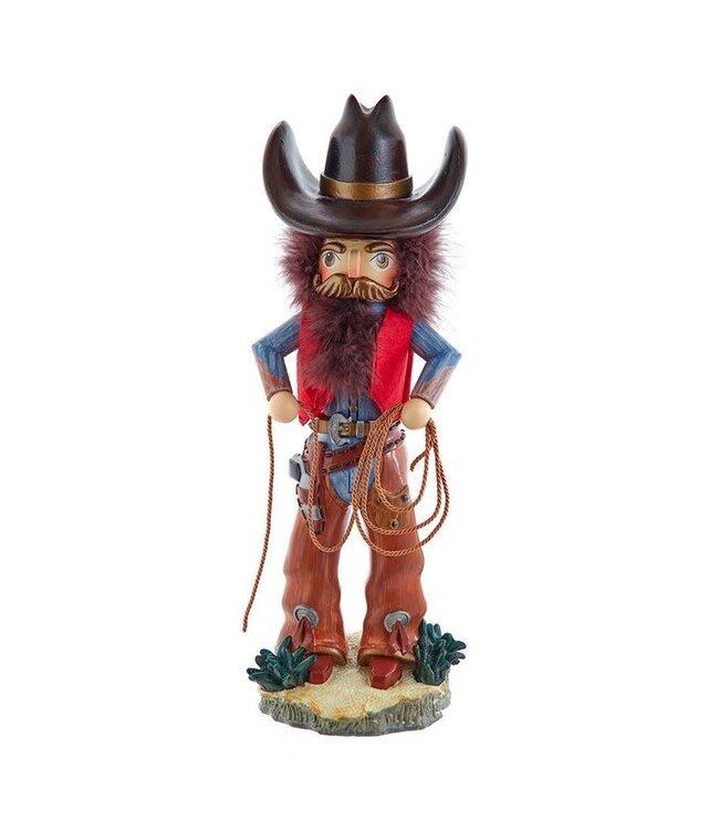 18" Hollywood Cowboy With Lasso Nutcracker