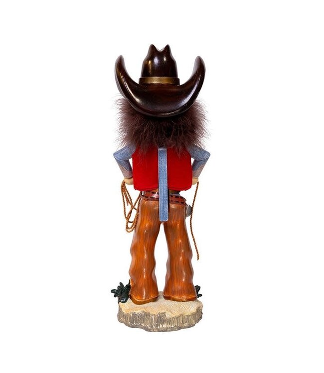 18" Hollywood Cowboy With Lasso Nutcracker