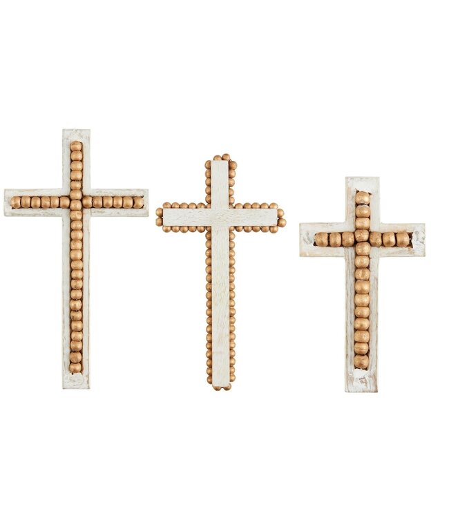 Gold Bead Cross