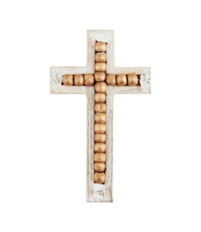 Gold Bead Cross