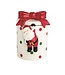 Bow Santa Cookie Jar