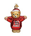 OLD WORLD CHRISTMAS I Love You More Bear Ornament