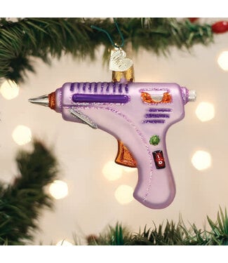 OLD WORLD CHRISTMAS Hot Glue Gun Ornament
