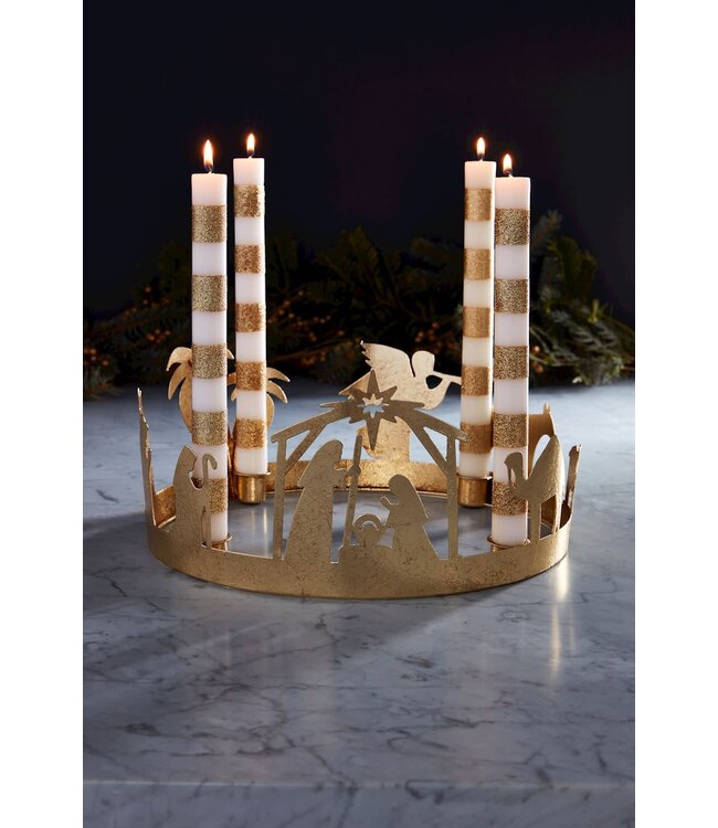 Gold Advent Wreath