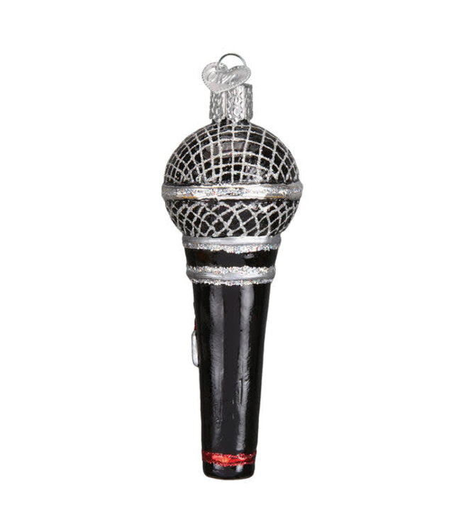 OLD WORLD CHRISTMAS Microphone Ornament