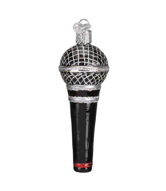 OLD WORLD CHRISTMAS Microphone Ornament