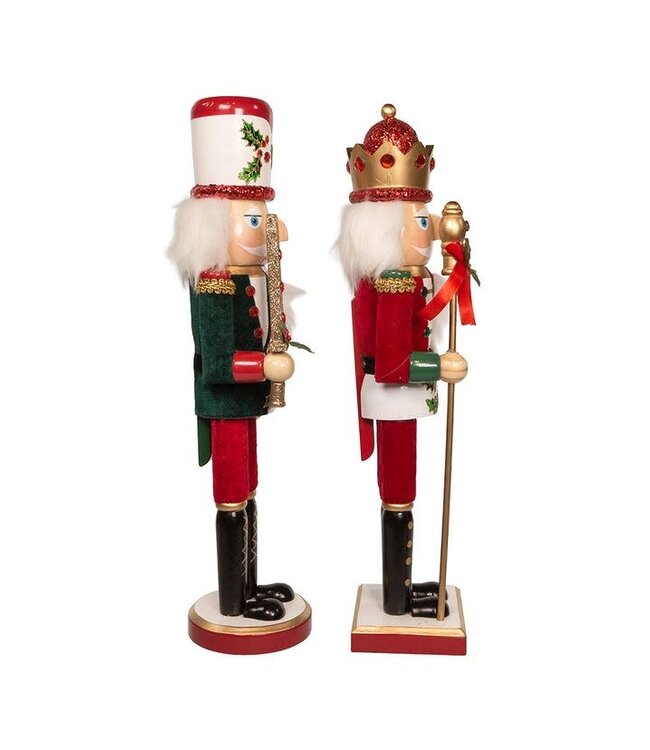 15" Holly and Berries Nutcracker