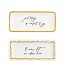 Christmas Gold Edge Sentiment Trays