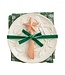 White Christmas Appetizer Plate Sets