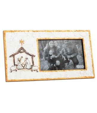 Painted Nativity Frame