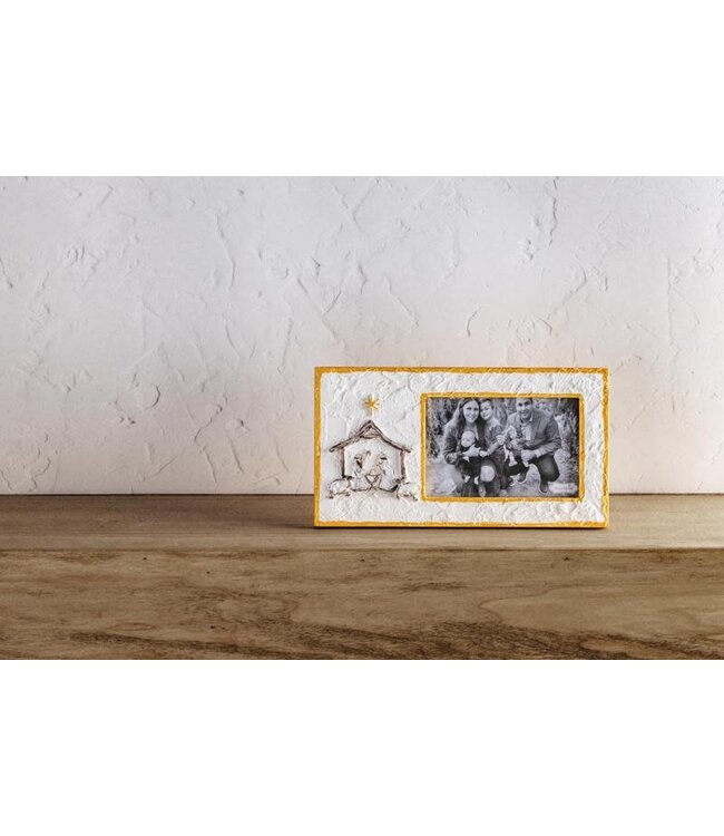 Painted Nativity Frame