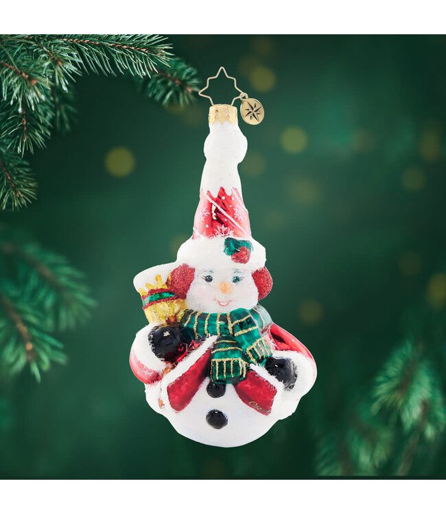 CHRISTOPHER RADKO Swept Up Snowman