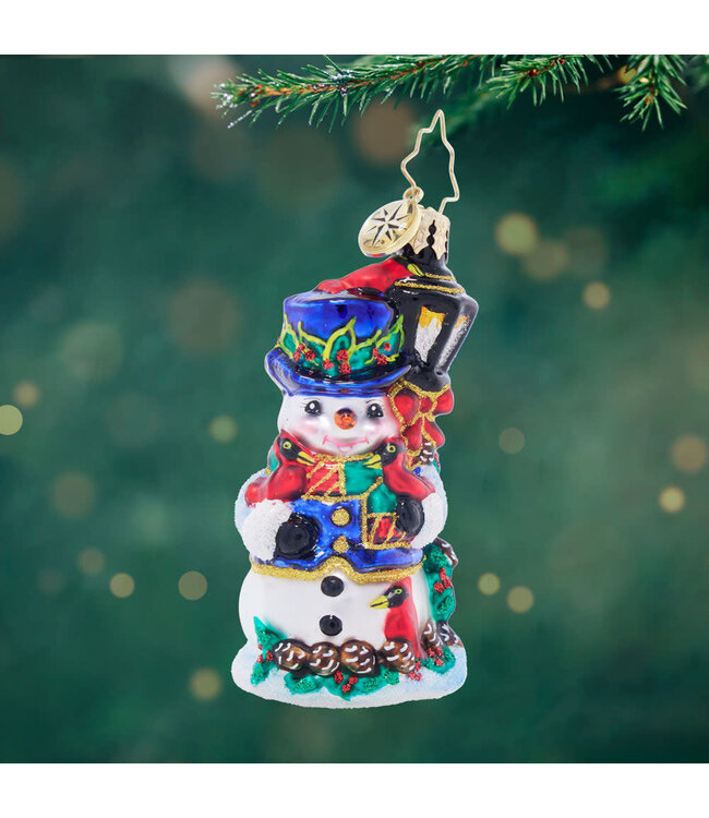 CHRISTOPHER RADKO Feathered Friends Snowman Gem