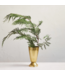 Hammered Metal Vase - Gold Finish