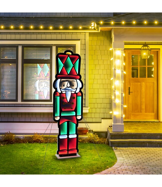 70”H Soldier Infinity Light  Acrylic UL Plug