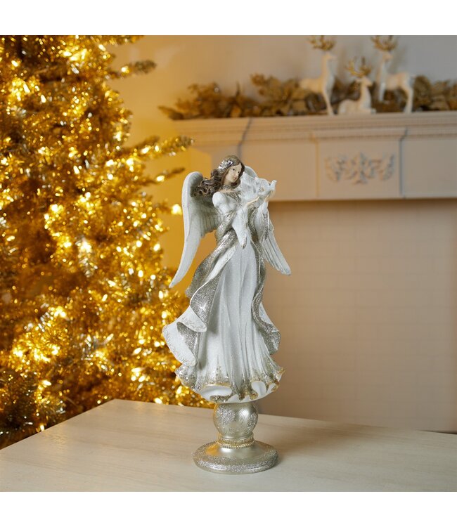 20"H Angel with Dove