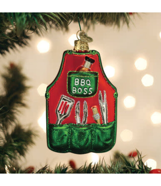 OLD WORLD CHRISTMAS Bbq Apron Ornament