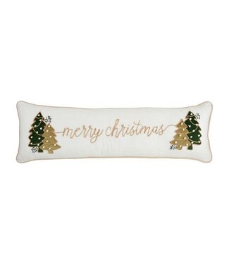 Velvet Tree Merry Christmas Pillow
