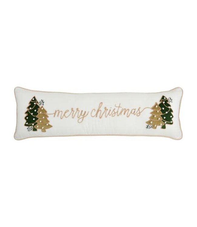 Velvet Tree Merry Christmas Pillow