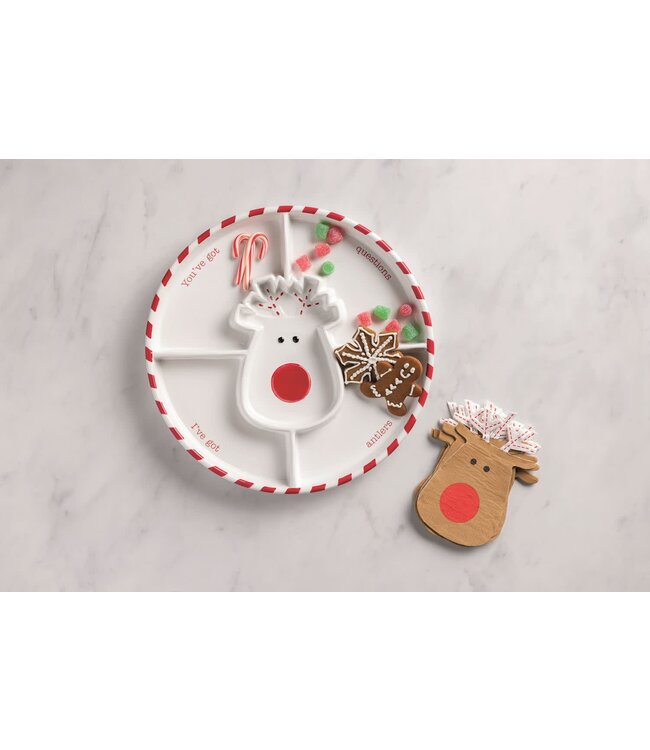 Christmas Crudité Tray & Napkin Set