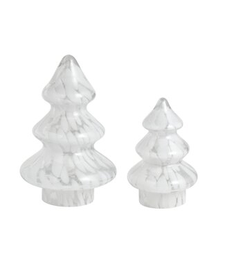 White Tortoise Glass Tree