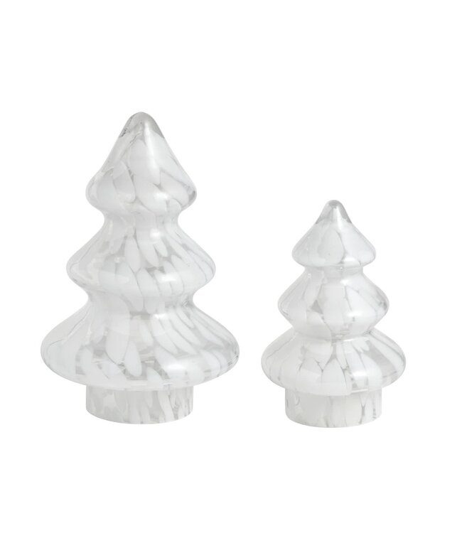 White Tortoise Glass Tree