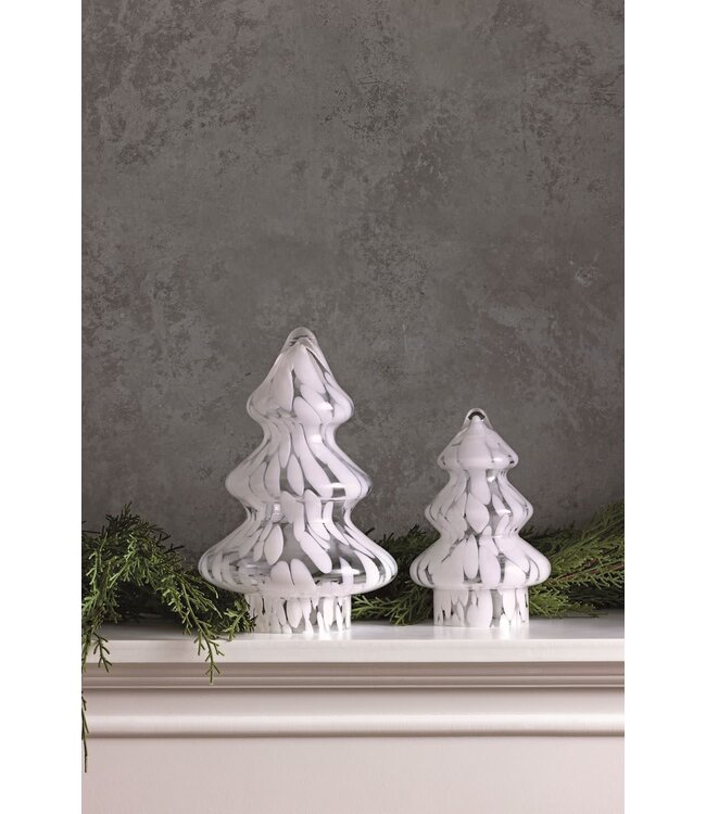 White Tortoise Glass Tree