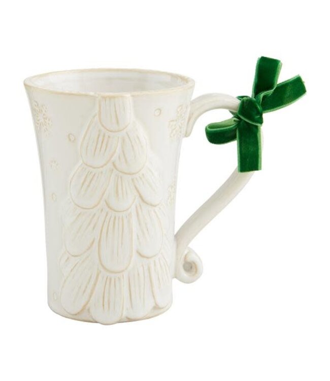 White Christmas Mugs